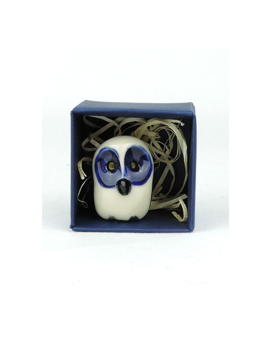 Glazed Owl Ceramic Animal