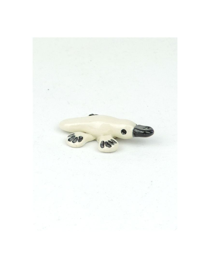 Glazed Platypus Ceramic Animal