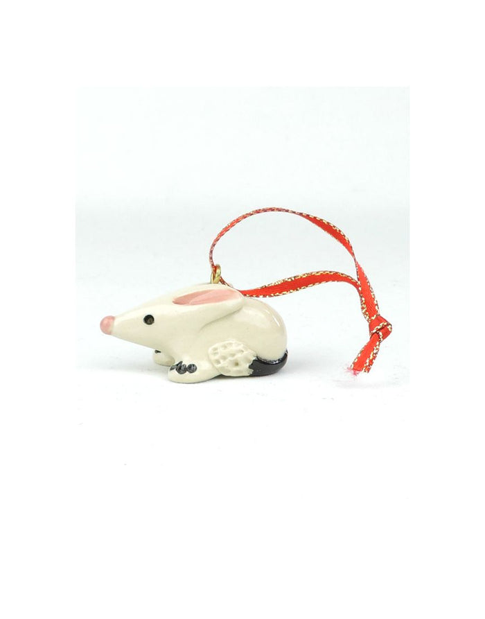 Glazed Xmas Bilby Ceramic Animal