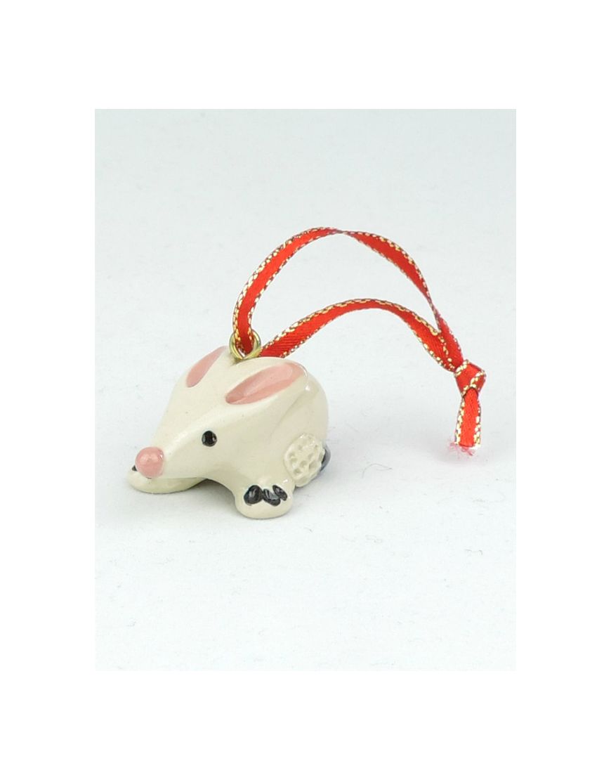 Glazed Xmas Bilby Ceramic Animal