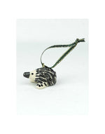 Glazed Xmas Echidna Ceramic Animal