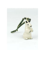 Glazed Xmas Kangaroo Ceramic Animal