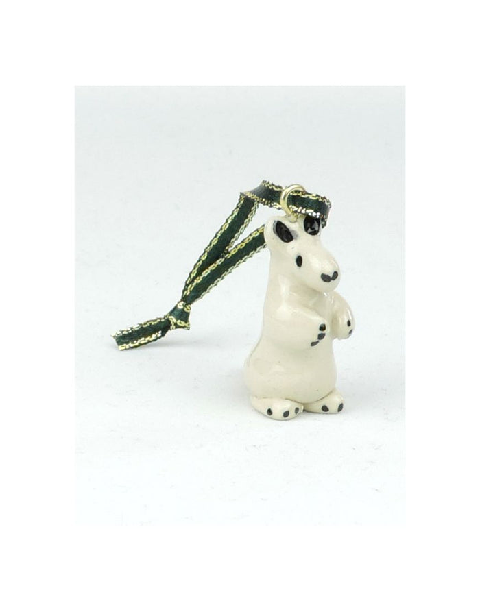 Glazed Xmas Kangaroo Ceramic Animal