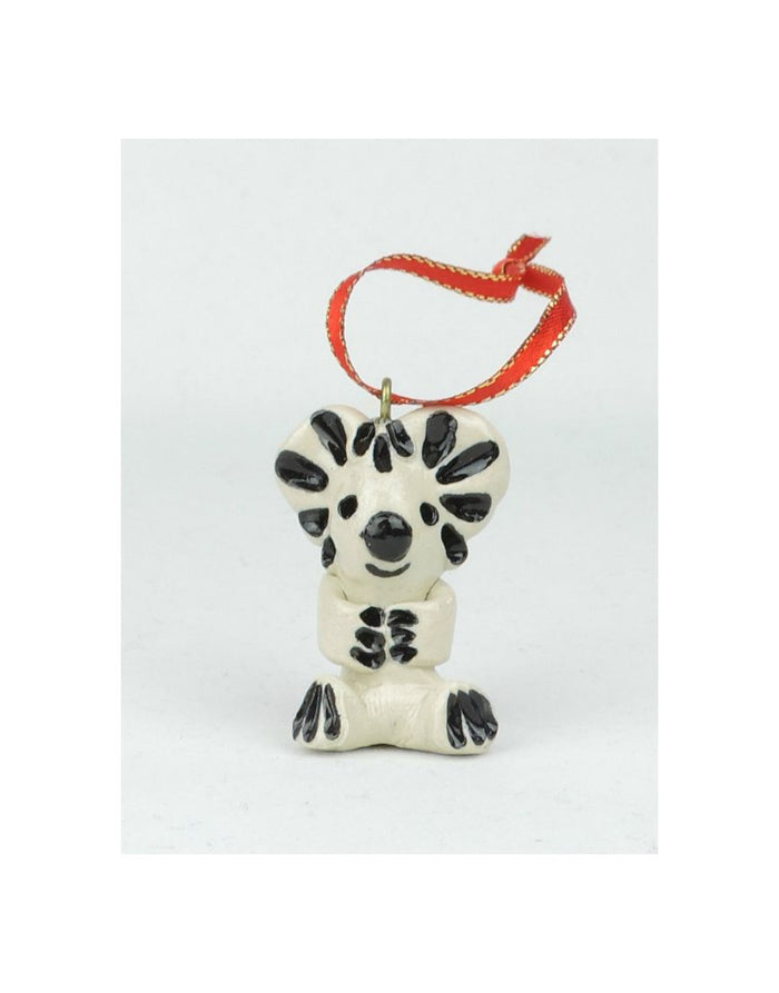 Glazed Xmas Koala Ceramic Animal