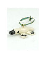 Glazed Xmas Platypus Ceramic Animal