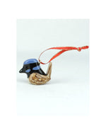 Glazed Xmas Wren Ceramic Animal