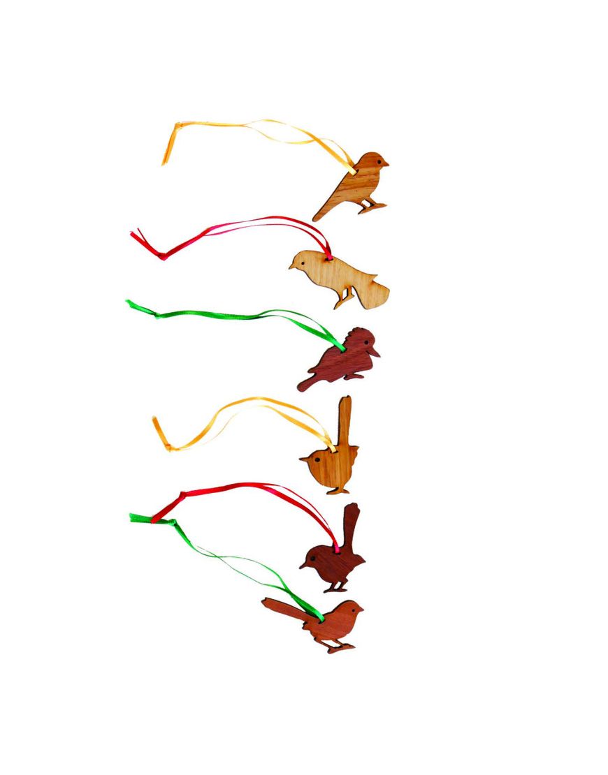 Decorations Box 6 Birds
