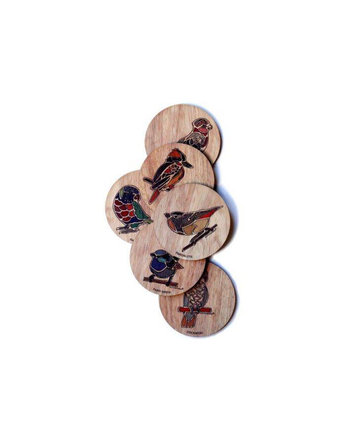 Coasters Colour Birds