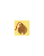 Med Dark Santa Wombat Christmas Dec