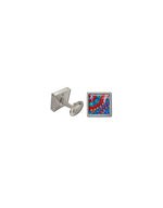 Cufflinks Sq Family Picking Wildflowers Aboriginal