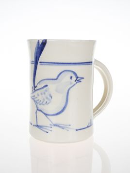 Mug Straight Blue Wren