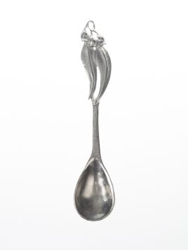 Round Spoon 2 Leaf Smooth Straight