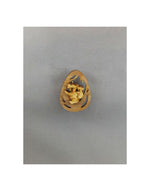 Wood Brooch Koala Oval