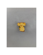 Wood Brooch Koala Leaf (Branch)