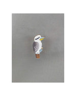 Wood Brooch Kookaburra