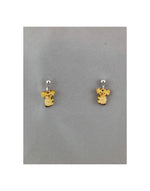 Wood Earrings Hanging Koala Leaf(Branch)