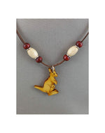 Leather Necklace Kangaroo