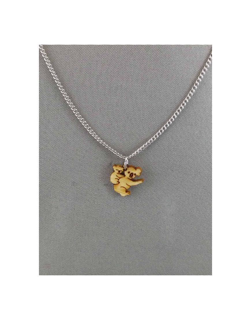 Chain Pendant Koala and Baby