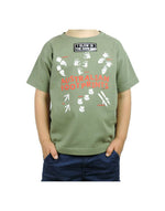 Kids TS Aust Footprints Glow