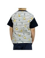Kids TS Koala Kangaroo Gumleaf stripe