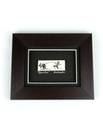 Bone Single 19x15 Small Framed