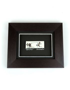 Bone Single 19x15 Small Framed