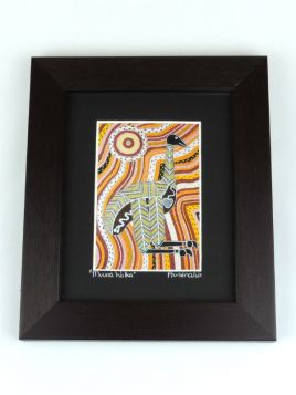 Print Emu Mintji Small Framed