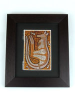 Print Kangaroo Gungurru Small Framed