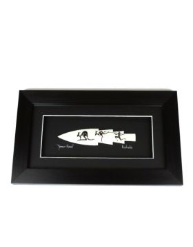 Bone Spear Head Weapon Framed