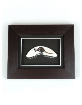 Bone Boomerang Framed