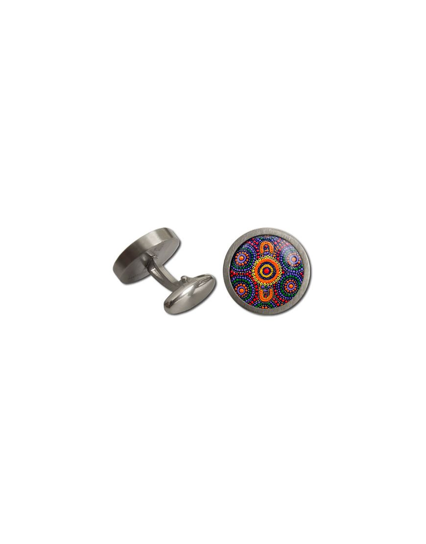 Cufflinks Rnd Sisters Picking Aboriginal
