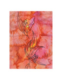 Long Gumleaves ScaBle Silk Scarf