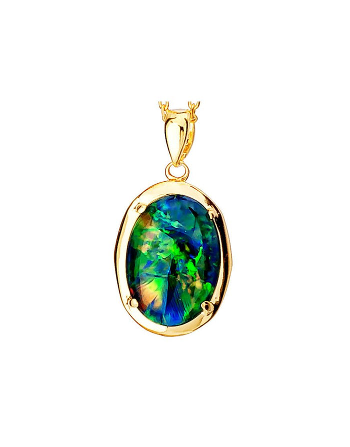 Gold Pendant Triplet 1410