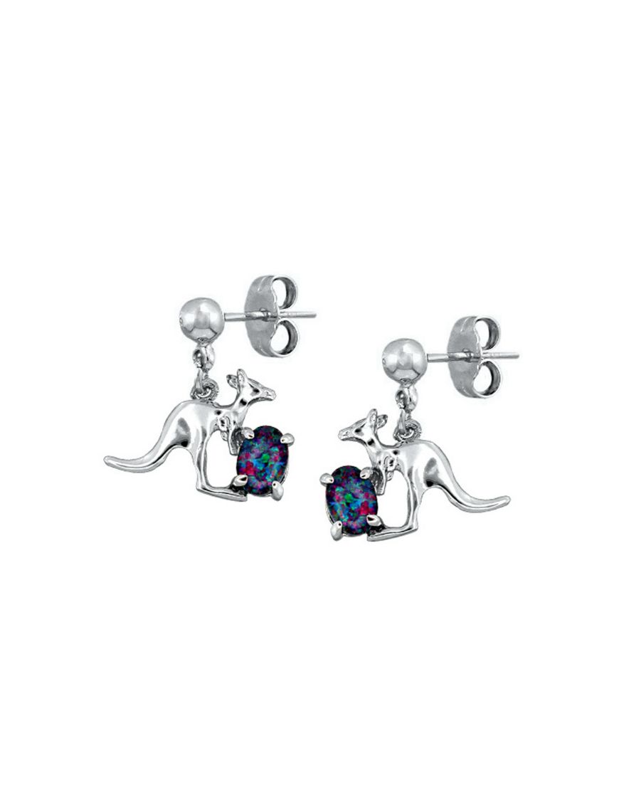Rhod Earrings Triplet 0604 Kanga