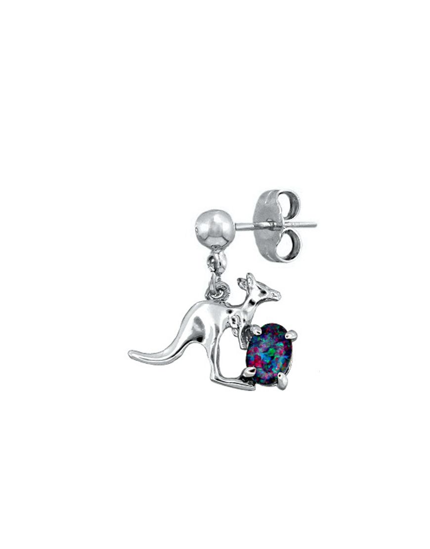 Rhod Earrings Triplet 0604 Kanga