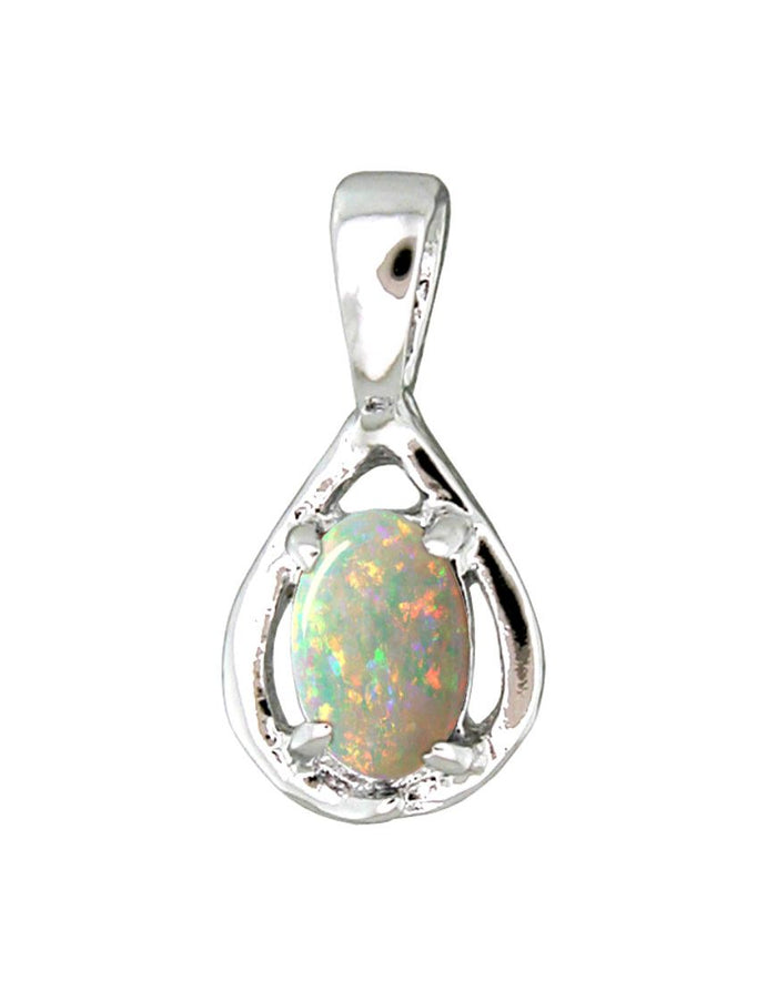Rhod Pendant Solid 0604