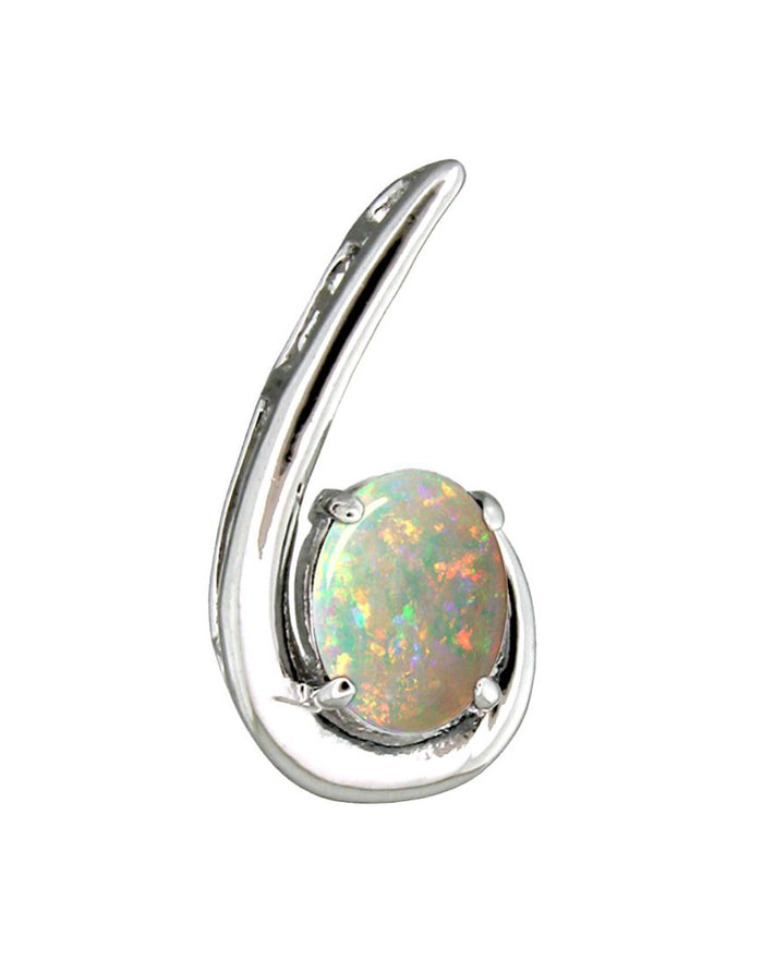 Rhod Pendant Solid 0806