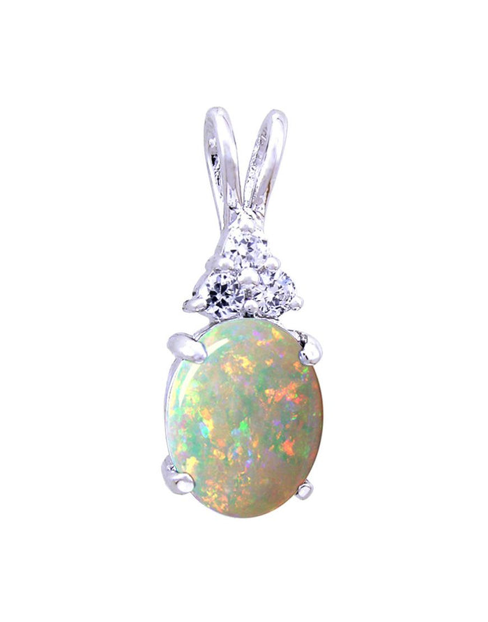 Rhod Pendant Solid 1008