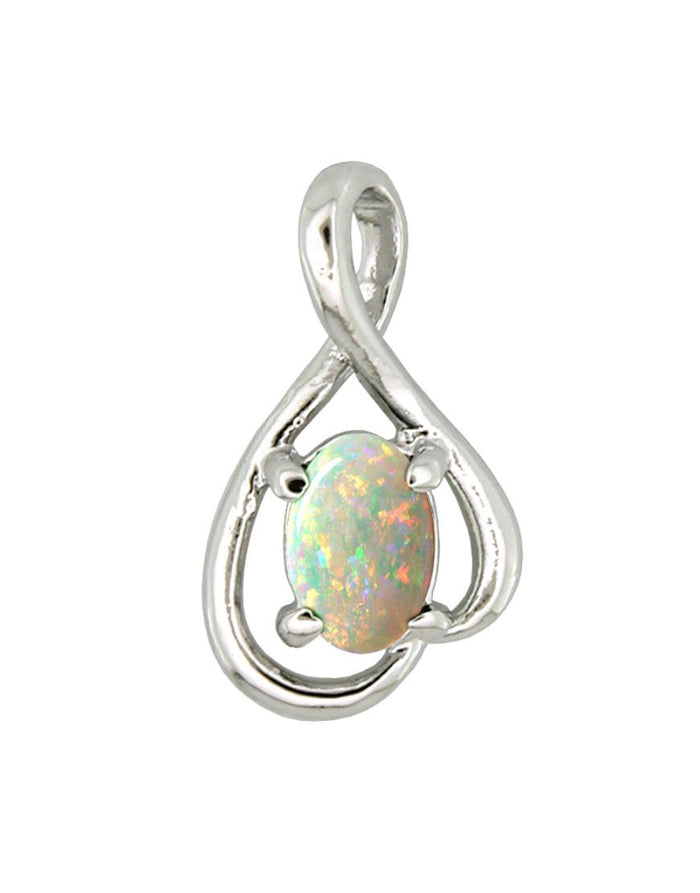 Rhod Pendant Solid 0604
