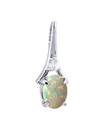 Rhod Pendant Solid 0806