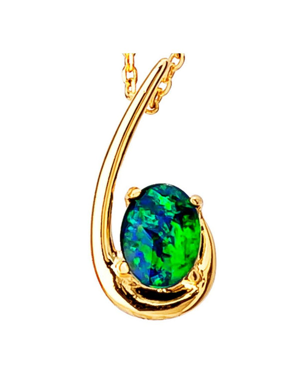 Gold Pendant Triplet 0806