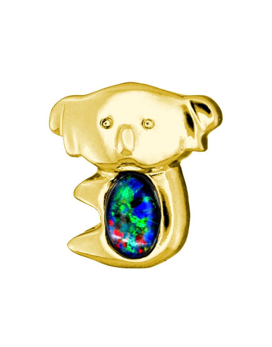 Gold Pendant Triplet 0806 koala