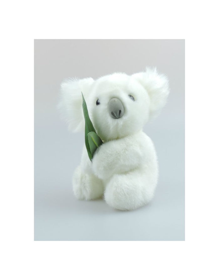 Koala 7in White Gumleaves SoftToy