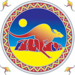 Sunseals Kangaroo and Uluru